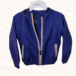 HUNTER Size 5/6 Kids Lightweight Packable Shell Jacket Color Electric Storm